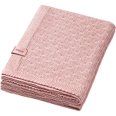BABYONO Deka pletená bambusová Pink BABYONO Deka pletená bambusová Pink