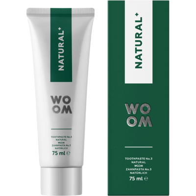 WOOM Natural+ Zubní pasta 75 ml WOOM Natural+ Zubní pasta 75 ml