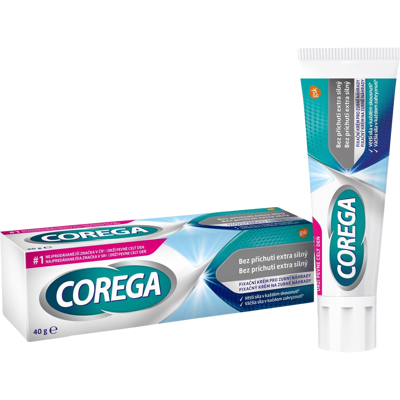 COREGA Fixační krém bez příchuti extra silný 40 g COREGA Fixační krém bez příchuti extra silný 40 g