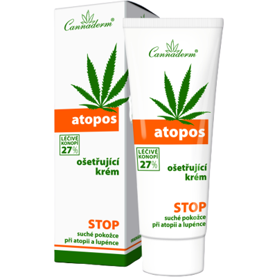 Cannaderm Atopos Ošetřovací krém - Vyživuje suchou pokožku & ekzém - 75g Cannaderm Atopos Ošetřovací krém - Vyživuje suchou pokožku & ekzém - 75g