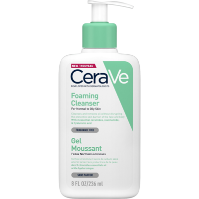 CeraVe Pěnivý Čisticí Gel na Obličej - 236ml CeraVe Pěnivý Čisticí Gel na Obličej - 236ml