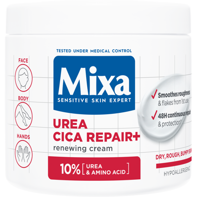 Mixa Urea Cica Repair+ Tělový Krém - Výživný a Hydratační Mixa Urea Cica Repair+ Tělový Krém - Výživný a Hydratační