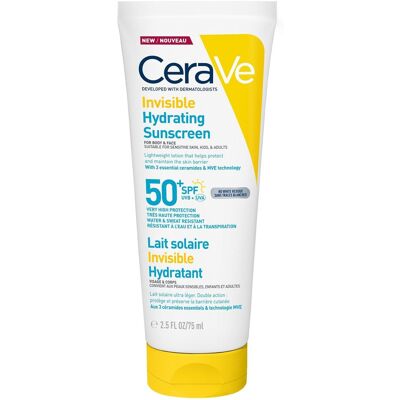 CERAVE Hydratační opalovací mléko SPF50, 75 ml CERAVE Hydratační opalovací mléko SPF50, 75 ml