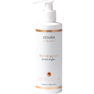 VENIRA Tělové mléko meruňka 200 ml VENIRA Tělové mléko meruňka 200 ml