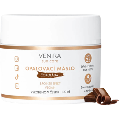 Venira - Bronze SPF25 - Chocolate - 100 ml - Opalovací mléko s SPF25 Venira - Bronze SPF25 - Chocolate - 100 ml - Opalovací mléko s SPF25