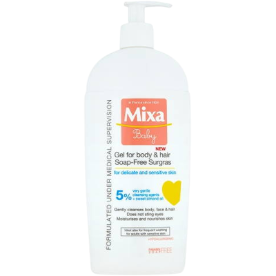 Mixa Baby 2-v-1 Gel na sprchu a šampon - Děti, 400ml Mixa Baby 2-v-1 Gel na sprchu a šampon - Děti, 400ml