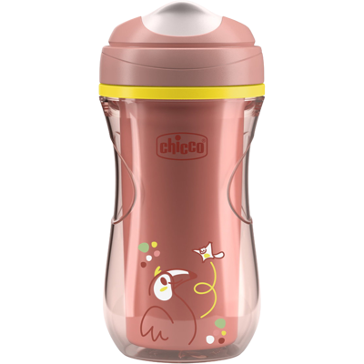CHICCO Hrneček Active s tvrdým náustkem pink, 14m+ 266 ml CHICCO Hrneček Active s tvrdým náustkem pink, 14m+ 266 ml