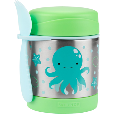SKIP HOP Zoo Termoska na jídlo se lžičko/vidličkou Chobotnice, 3+ 325 ml SKIP HOP Zoo Termoska na jídlo se lžičko/vidličkou Chobotnice, 3+ 325 ml