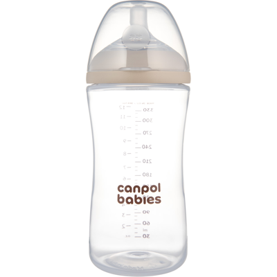 CANPOL BABIES Lahev antikoliková Natural Shape 330 ml CANPOL BABIES Lahev antikoliková Natural Shape 330 ml