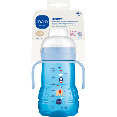 MAM Trainer+ unisex tréninkový pohár 220 ml MAM Trainer+ unisex tréninkový pohár 220 ml