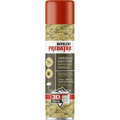 PREDATOR 3D prostorový impregnační repelent, aerosol 400 ml PREDATOR 3D prostorový impregnační repelent, aerosol 400 ml