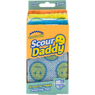 SCRUB DADDY Scour Daddy - čisticí polštářky 3 ks SCRUB DADDY Scour Daddy - čisticí polštářky 3 ks