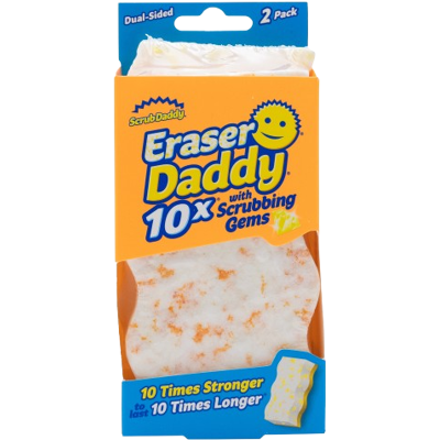 SCRUB DADDY Eraser Daddy® 10x - Zázračná houba 2 ks SCRUB DADDY Eraser Daddy® 10x - Zázračná houba 2 ks