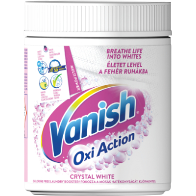 VANISH Oxi Action Prášek na bělení a odstranění skvrn 470 g VANISH Oxi Action Prášek na bělení a odstranění skvrn 470 g