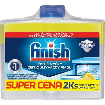 FINISH Čistič myčky Lemon Sparkle DUO 2 x 250 ml FINISH Čistič myčky Lemon Sparkle DUO 2 x 250 ml