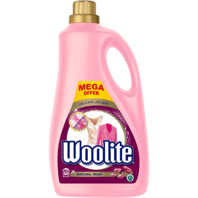 WOOLITE Keratin Therapy na jemné a vlněné prádlo, tekutý prací přípravek s keratinem 3.6 l WOOLITE Keratin Therapy na jemné a vlněné prádlo, tekutý prací přípravek s keratinem 3.6 l