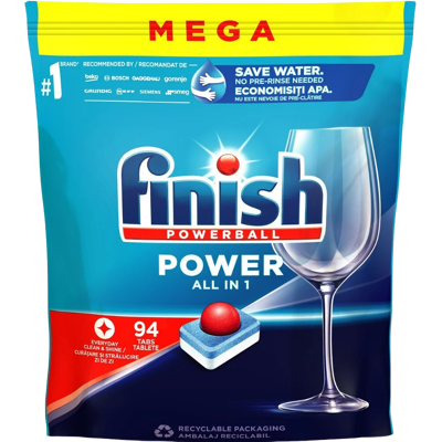 Finish Myčka nádobí - Tablety Powerball Max Finish Myčka nádobí - Tablety Powerball Max