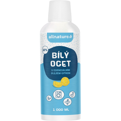 ALLNATURE Bílý ocet 10% s vůní citrónu 1000 ml ALLNATURE Bílý ocet 10% s vůní citrónu 1000 ml