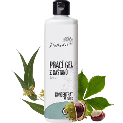 NATASHA Prací gel z kaštanů - sport koncentrát 500 ml NATASHA Prací gel z kaštanů - sport koncentrát 500 ml