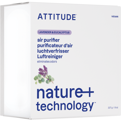 ATTITUDE Čistící osvěžovač vzduchu Nature+ levandule a eukalyptus 227 g ATTITUDE Čistící osvěžovač vzduchu Nature+ levandule a eukalyptus 227 g