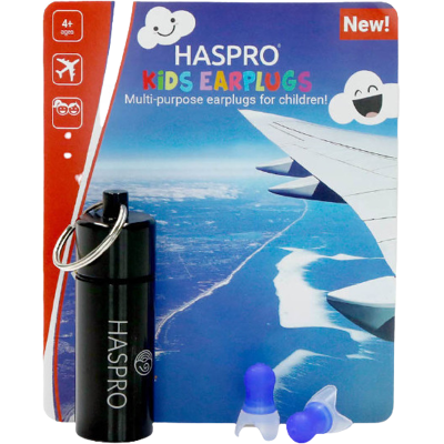 HASPRO Fly dětské špunty do uší do letadla 2 ks HASPRO Fly dětské špunty do uší do letadla 2 ks