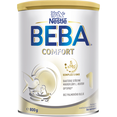 NESTLÉ BEBA COMFORT 1, 5 HMO Počáteční kojenecké mléko 800 g NESTLÉ BEBA COMFORT 1, 5 HMO Počáteční kojenecké mléko 800 g