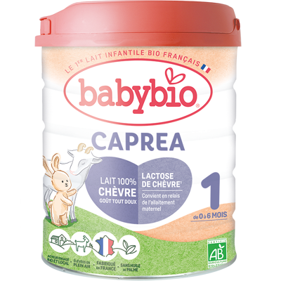 Babybio Kozí mléko Caprea 0-6 měsíců Bio 800g Babybio Kozí mléko Caprea 0-6 měsíců Bio 800g
