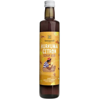 SONNENTOR Sirup kurkuma a citron BIO 500 ml SONNENTOR Sirup kurkuma a citron BIO 500 ml
