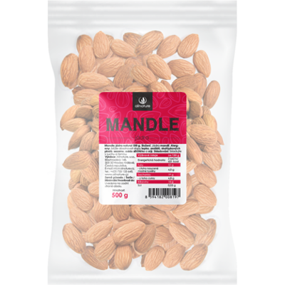 ALLNATURE Mandle jádra 500 g ALLNATURE Mandle jádra 500 g
