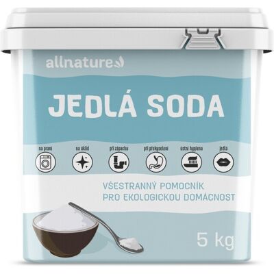 Allnature Jedlá soda - 5000 g - Úklid a osobní hygiena Allnature Jedlá soda - 5000 g - Úklid a osobní hygiena