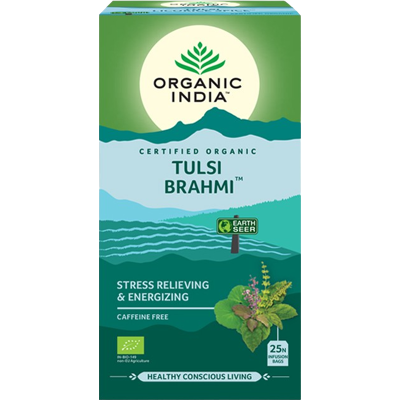 ORGANIC INDIA Tulsi Brahmi BIO sáčky 25 ks ORGANIC INDIA Tulsi Brahmi BIO sáčky 25 ks