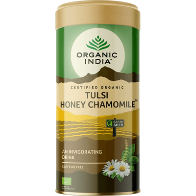 Organic India Tulsi a heřmánek BIO - Bylinný čaj Organic India Tulsi a heřmánek BIO - Bylinný čaj