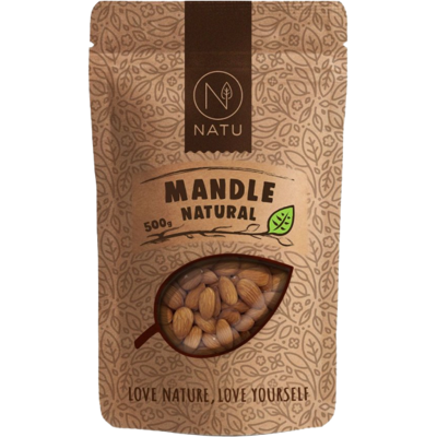NATU Mandle natural 500 g NATU Mandle natural 500 g