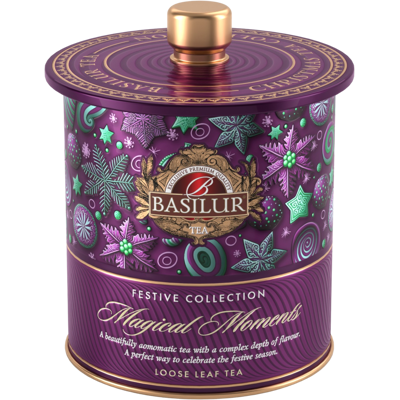 BASILUR Festive Tea Magical Moments plech 75 g BASILUR Festive Tea Magical Moments plech 75 g