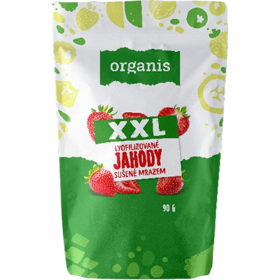 ALLNATURE Organis Jahoda sušené mrazem XXL 90 g ALLNATURE Organis Jahoda sušené mrazem XXL 90 g