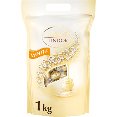 LINDT Lindor pralinky bílá čokoláda 1000 g LINDT Lindor pralinky bílá čokoláda 1000 g