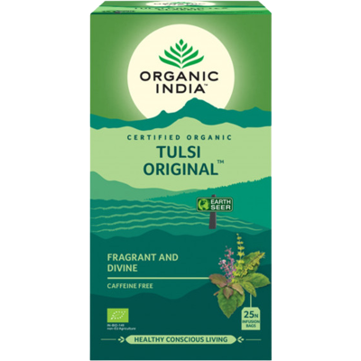 Bylinný čaj Tulsi od Organic India - Imunita & Detoxikace Bylinný čaj Tulsi od Organic India - Imunita & Detoxikace