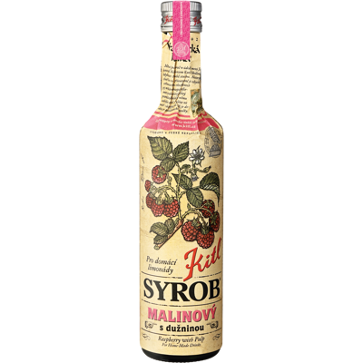 KITL Syrob Malinový s dužninou 500 ml KITL Syrob Malinový s dužninou 500 ml