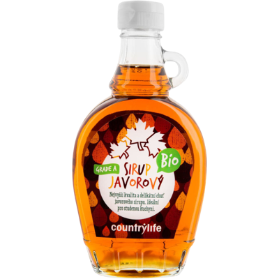 COUNTRY LIFE Sirup javorový Grade A BIO 250 ml COUNTRY LIFE Sirup javorový Grade A BIO 250 ml