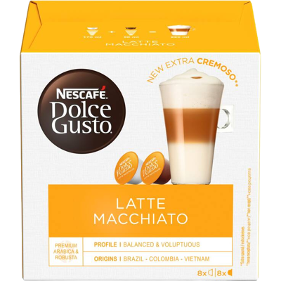NESCAFÉ Dolce Gusto® Latte Macchiatto kávové kapsle 16 ks NESCAFÉ Dolce Gusto® Latte Macchiatto kávové kapsle 16 ks