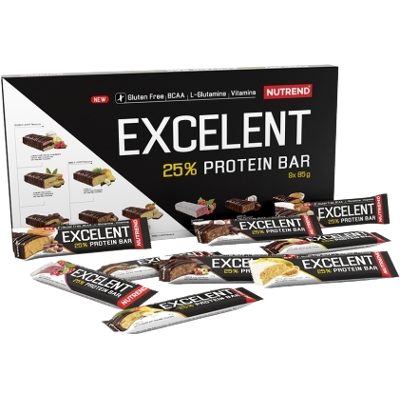 Nutrend Excelent Proteinová tyčinka - Limitovaná edice - 9 tyčinek Nutrend Excelent Proteinová tyčinka - Limitovaná edice - 9 tyčinek