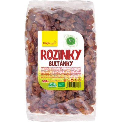 WOLFBERRY Rozinky BIO 500 g WOLFBERRY Rozinky BIO 500 g