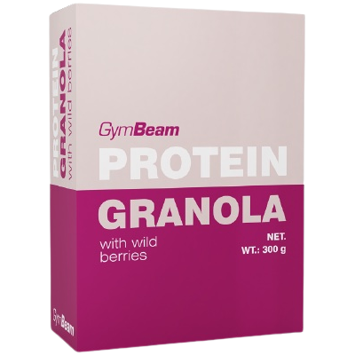 GYMBEAM Proteinová granola s lesním ovocem 300 g GYMBEAM Proteinová granola s lesním ovocem 300 g