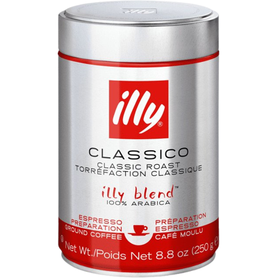 ILLY Středně pražená mletá káva dóza 250 g ILLY Středně pražená mletá káva dóza 250 g