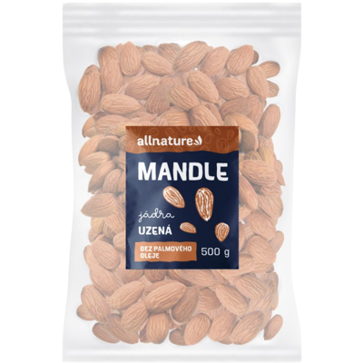 ALLNATURE Mandle uzené 500 g ALLNATURE Mandle uzené 500 g