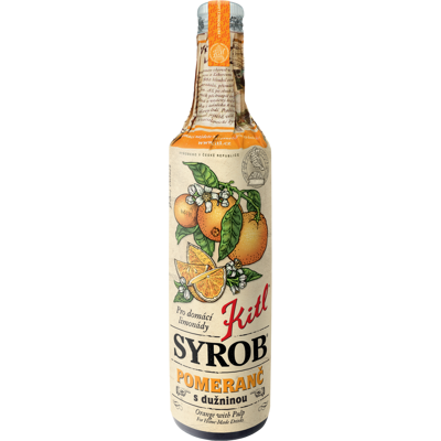 KITL Syrob Pomeranč s dužninou 500 ml KITL Syrob Pomeranč s dužninou 500 ml