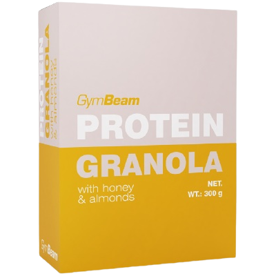 GYMBEAM Proteinová granola s medem a mandlemi 300 g GYMBEAM Proteinová granola s medem a mandlemi 300 g