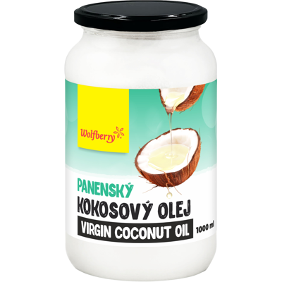 WOLFBERRY Panenský kokosový olej 1000 ml WOLFBERRY Panenský kokosový olej 1000 ml