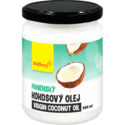 WOLFBERRY Panenský kokosový olej 500 ml WOLFBERRY Panenský kokosový olej 500 ml