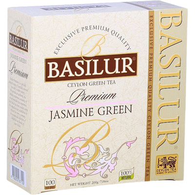 BASILUR Premium Jasmine Green 100 x 2 g BASILUR Premium Jasmine Green 100 x 2 g